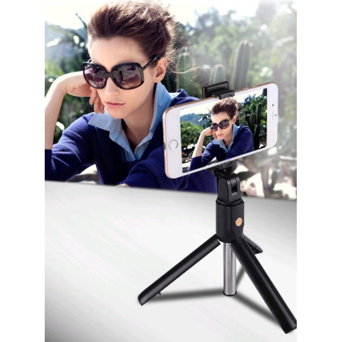 Gậy Tự Sướng Đứng  kèm đồ bấm Bluetooth - Selfie Tripod K07 3 In 1 - K07 Mới Nhất [GẬY TỰ S | BigBuy360 - bigbuy360.vn