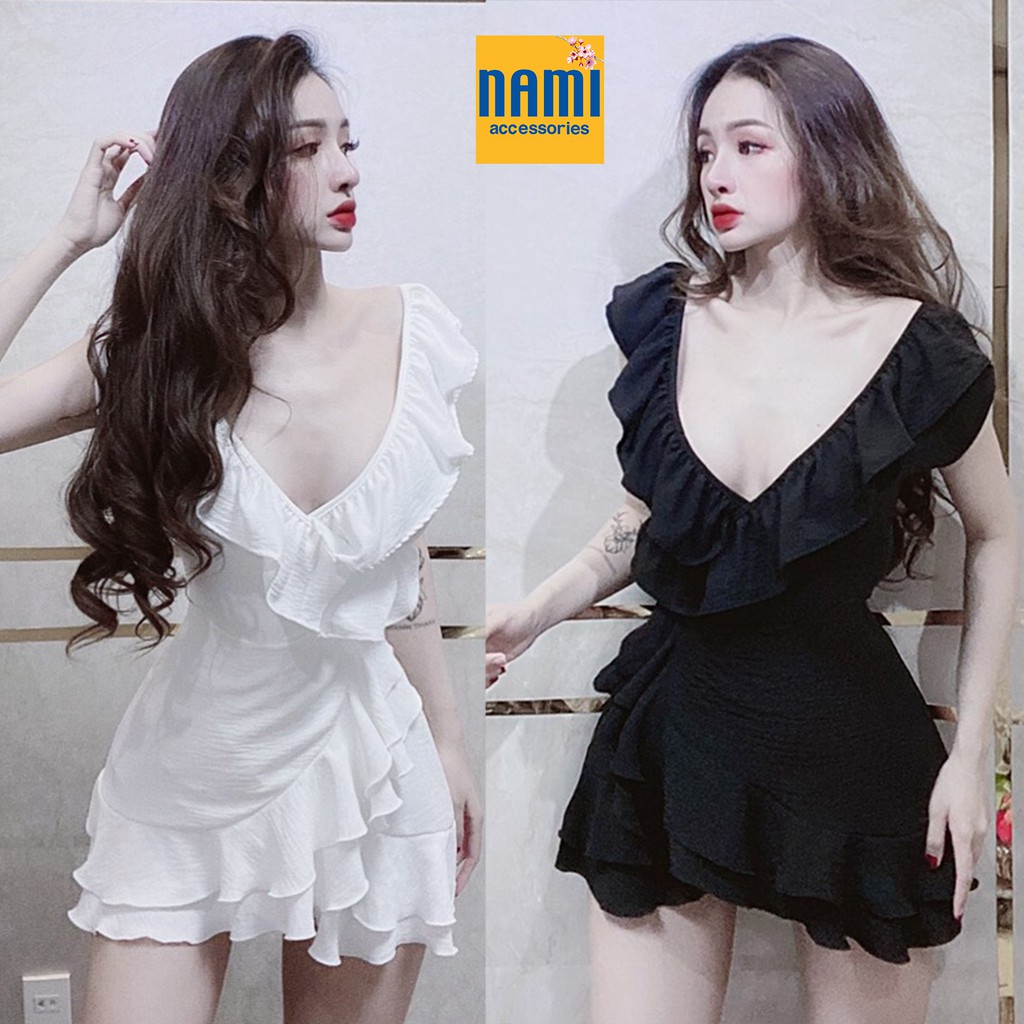 ĐẦM BÈO XOÈ NHẸ SIÊU ĐẸP XINH HẾT NẤC - QANU140