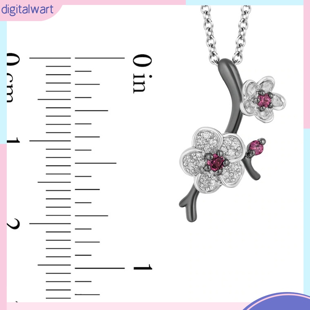 Bộ Trang Sức Họa Tiết Hoa Mận Đính Đá Thời Trang Cho Nữ