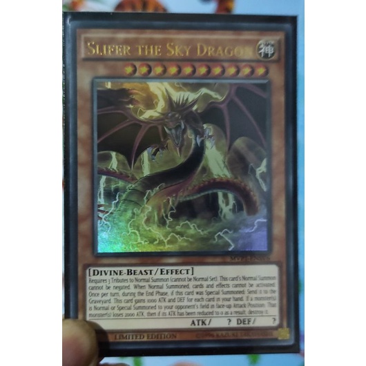 thẻ bài thần Slifer dragon như hình