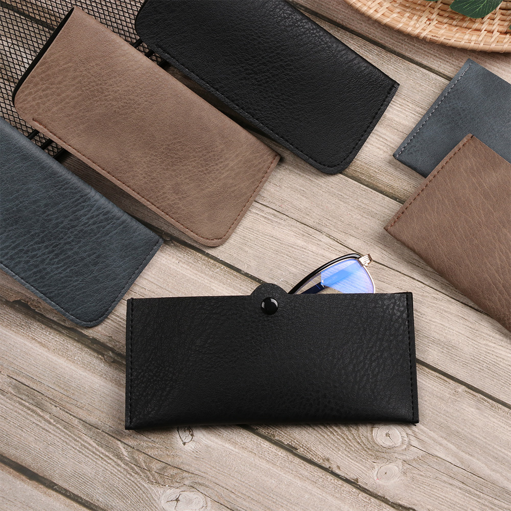 Túi Da Pu Bảo Vệ Mắt Kính Khi Đọc Sách