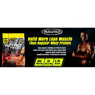 [Free ship + Quà] Sữa tăng cơ bắp Whey Muscletech Performance Series Nitrotech 10 Lbs (4.54 kg)