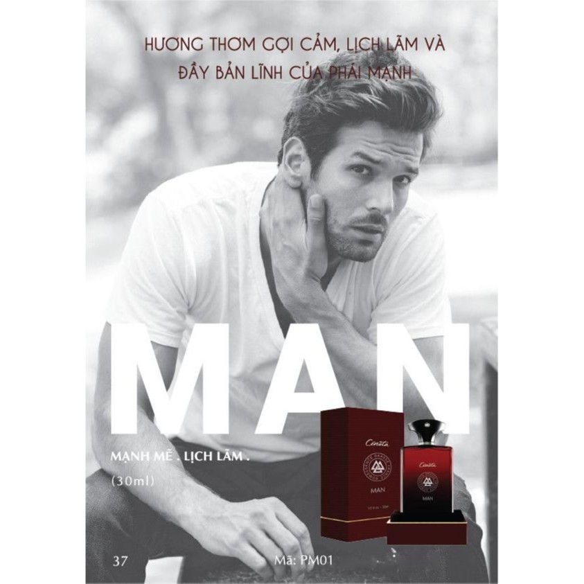 Nước hoa nam Cenota Man, nước hoa nam sức hút mạnh mẽ - PM01 | BigBuy360 - bigbuy360.vn