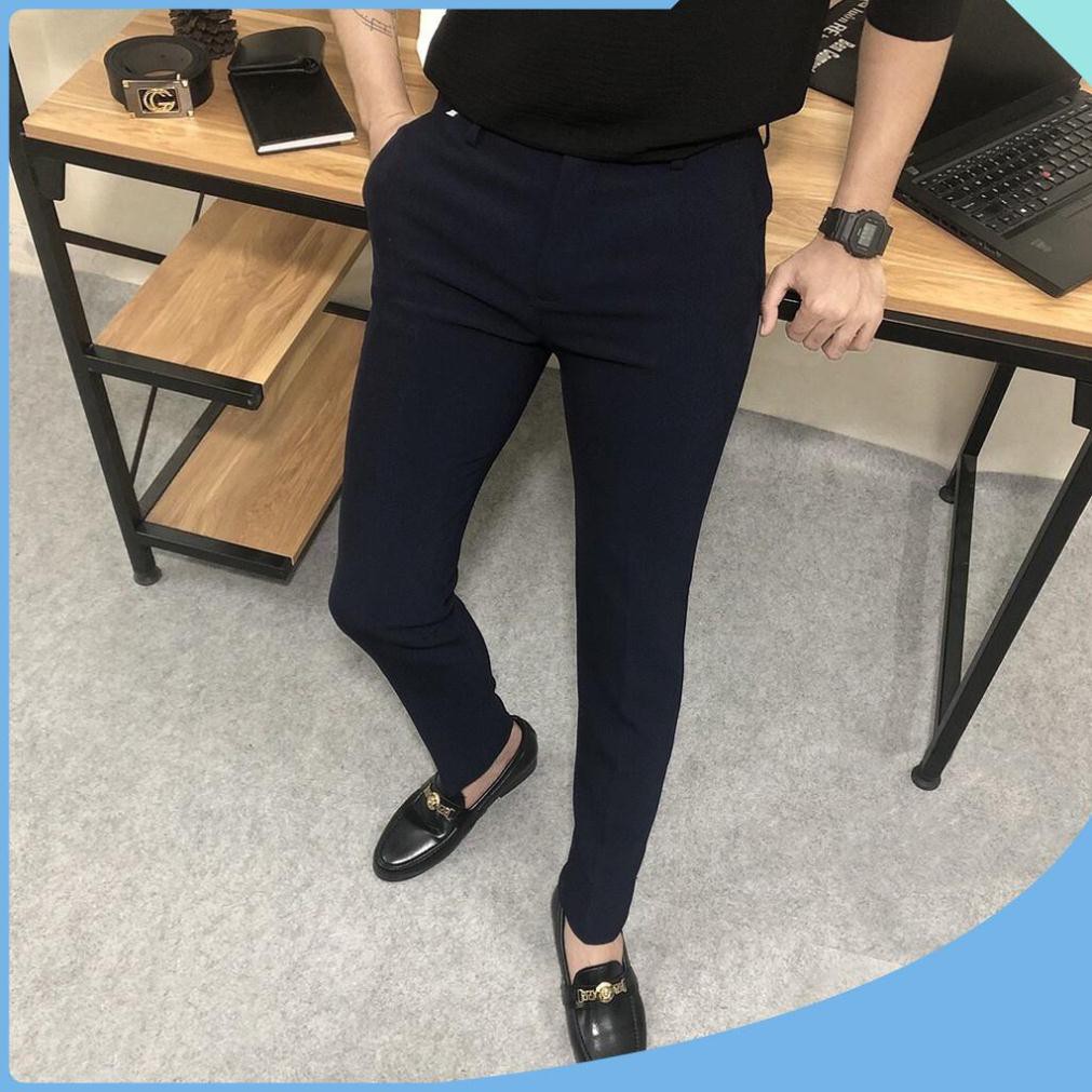 Quần tây - Quần âu nam đẹp - Chất vải dầy dặn, không nhăn không xù, ống côn trẻ tôn dáng người mặc | BigBuy360 - bigbuy360.vn