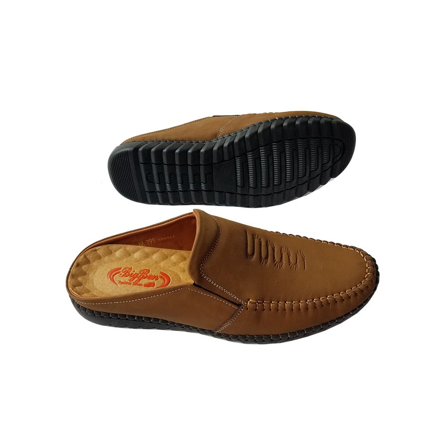 Dép Sabo Bít Đầu Nam Da Bò BIGBEN SB12