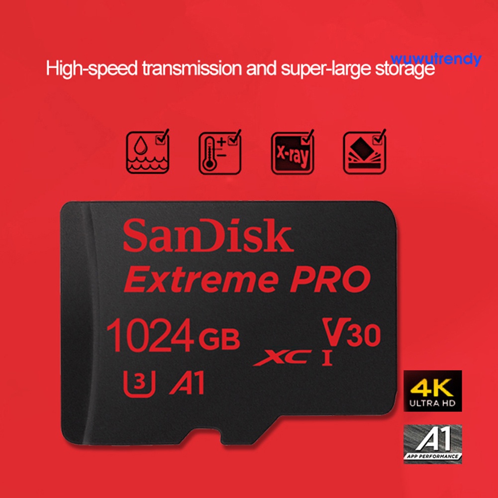 Thẻ Nhớ Micro TF 512gb / 1TB Tốc Độ Cao Cho Điện Thoại / Máy Ảnh | BigBuy360 - bigbuy360.vn