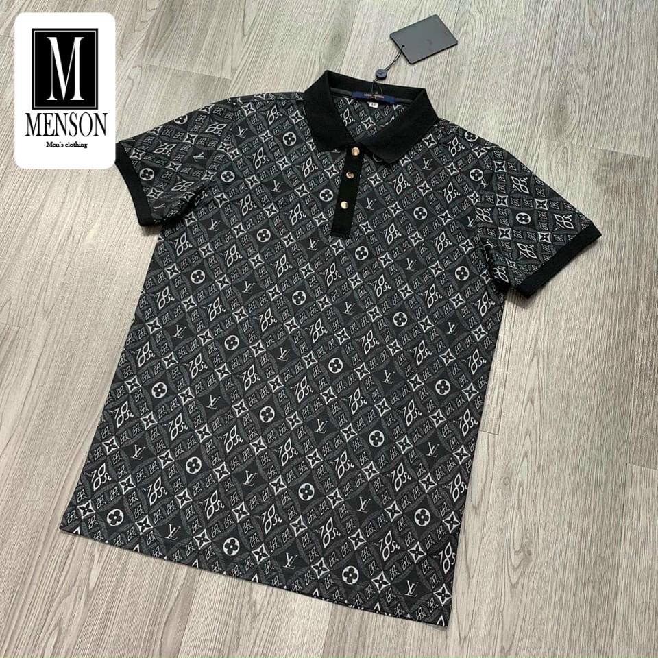 [Hàng Hiệu] Áo Thun Nam Có Cổ, Áo Polo Nam Cao Cấp L.V Vải Cá Sấu Cotton Co Giãn 4 Chiều Chuẩn Form Chất Mát M2111 | BigBuy360 - bigbuy360.vn