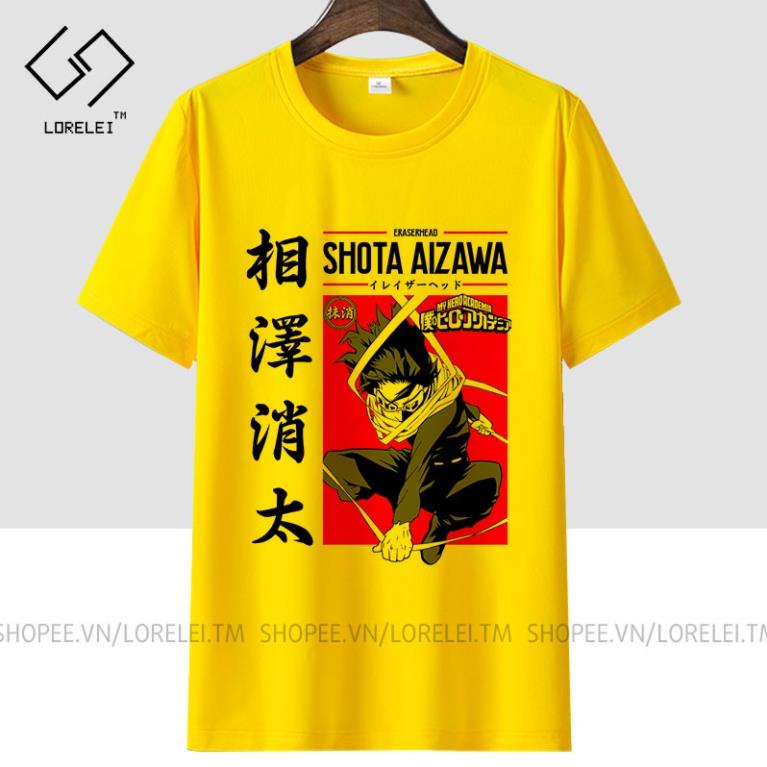 Áo thun My Hero Academia Shota Aizawa ngắn tay
