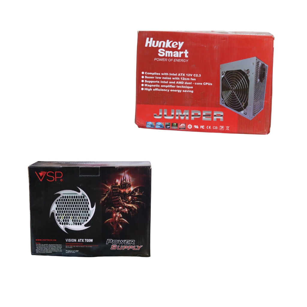 Nguồn máy tính công suất thực HunKey 350W cho PC hàng chính hãng bảo hành 12 tháng