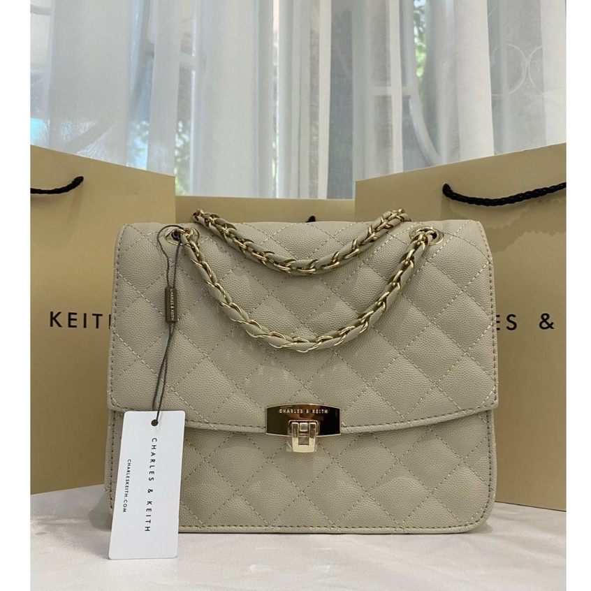 túi xách trần trám CK2-70781538-2 nude da hạt cát