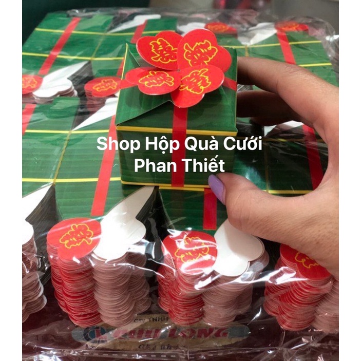 Combo 105 Hộp phu thê-Hộp đựng bánh phu thê