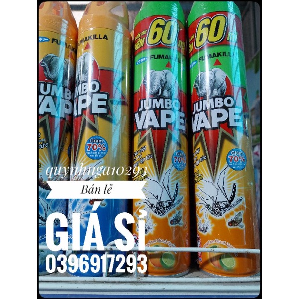 Bình xịt côn trùng Jumbo 600ml