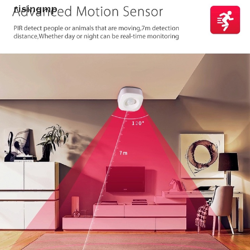 Cảm Biến Chuyển Động Hồng Ngoại Không Dây WiFi Tuya ♨Trên đó
