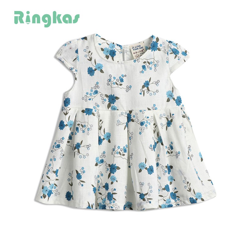 Ringkas đầm bé gái váy hoa bé gái váy đầm cho bé váy bé gái mùa hè váy cho bé gái 1 tuổi váy cho bé gái 2 tuổi