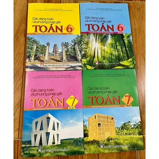 Sách - Combo 4 quyển các dạng toán và phương pháp giải toán 6 + toán 7