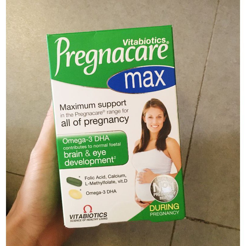 Vitamin tổng hợp cho bà bầu Pregnacare Max 84 viên của Anh