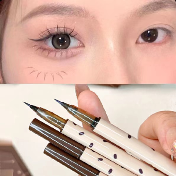 Bút Kẻ Mắt Dạng Lỏng Biya Màu Xám Nâu Lâu Trôi Chống Thấm Nước Nhanh Khô