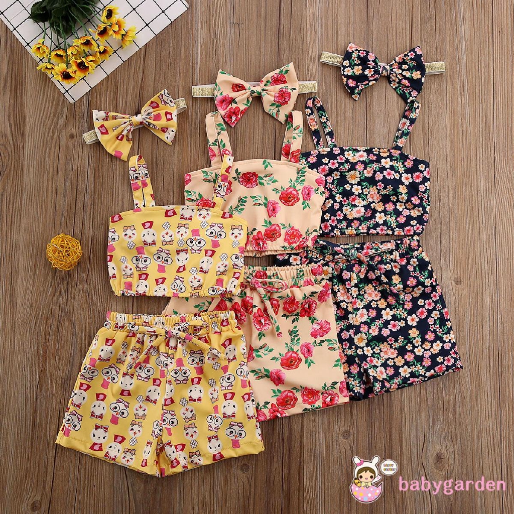 Set Đồ 3 Món Xinh Xắn Cho Bé Gái