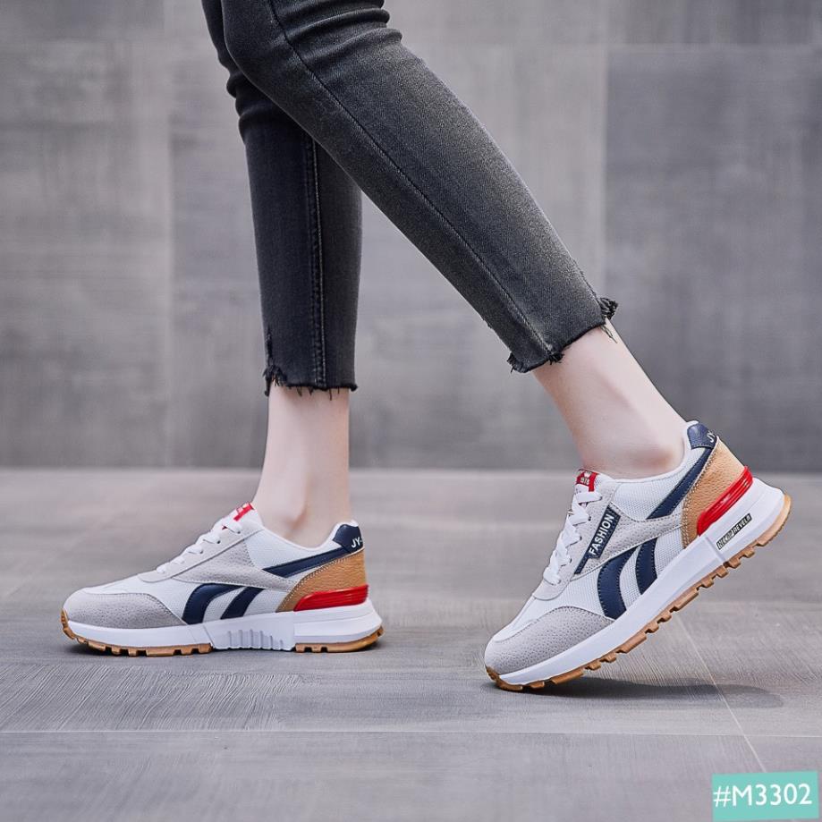 Giày Thể Thao Sneaker Cặp Đôi Bata Nam Nữ MINSU Classic M3302 Hàn Quốc Nam Nữ Mix Đồ Đi Học, Chơi, Du Lịch Cực Đẹ .