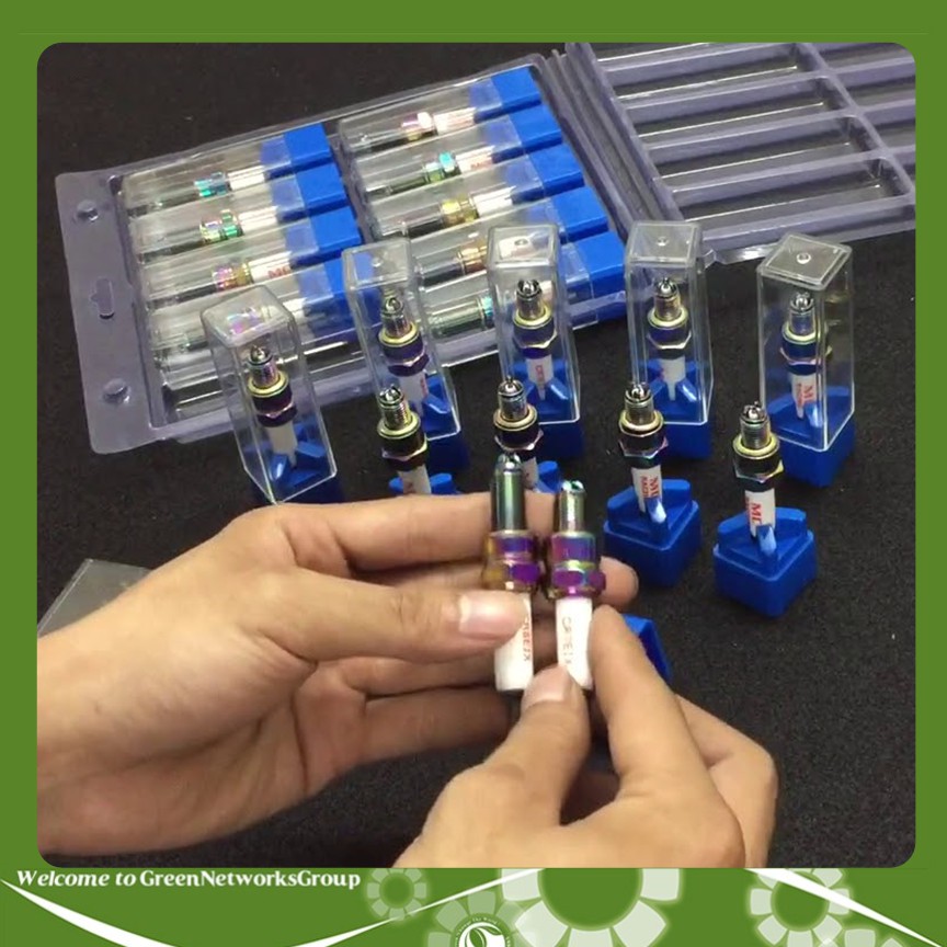 Bugi lỏi bạch kim chân ngắn dành cho xe máy