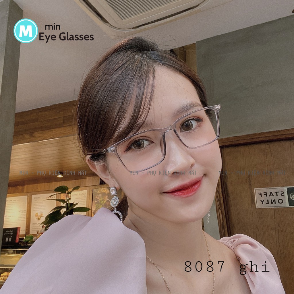 Gọng Kính Cận Nhựa Dẻo Mắt nhỏ Nam Nữ Mineyewear - nhiều màu 8087