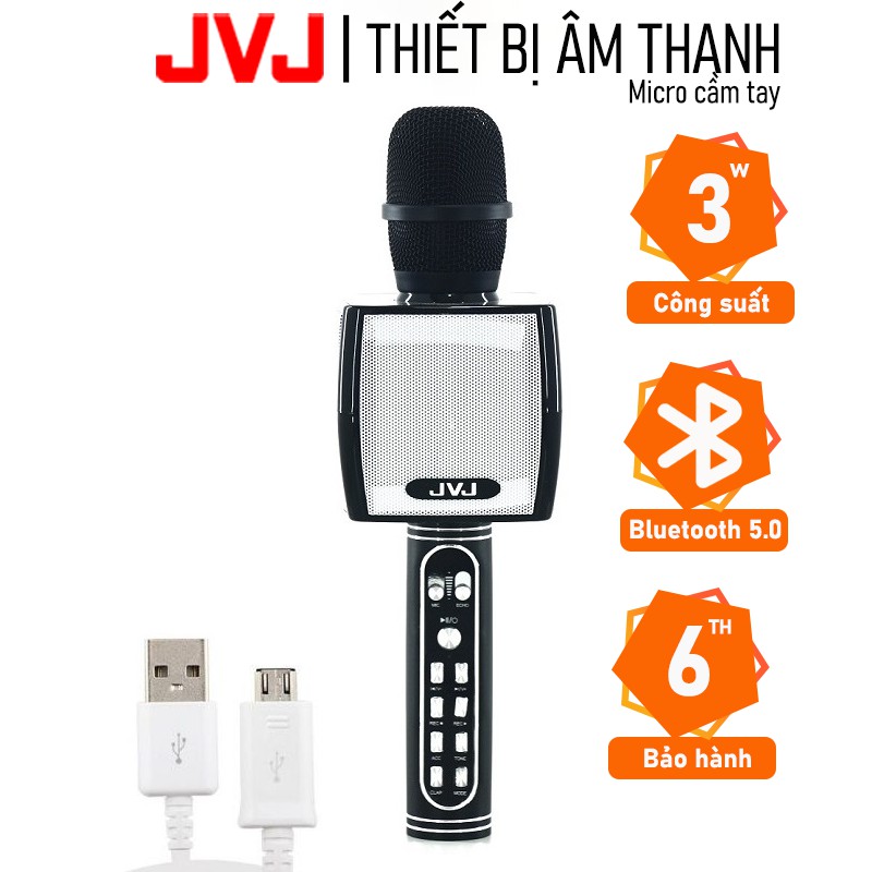 Micro không dây Karaoke JVJ YS-91/ SD17/ YS92 Bluetooth - Kết nối điện thoại, tivi qua Bluetooth,Hỗ trợ ghi âm - BH 06T