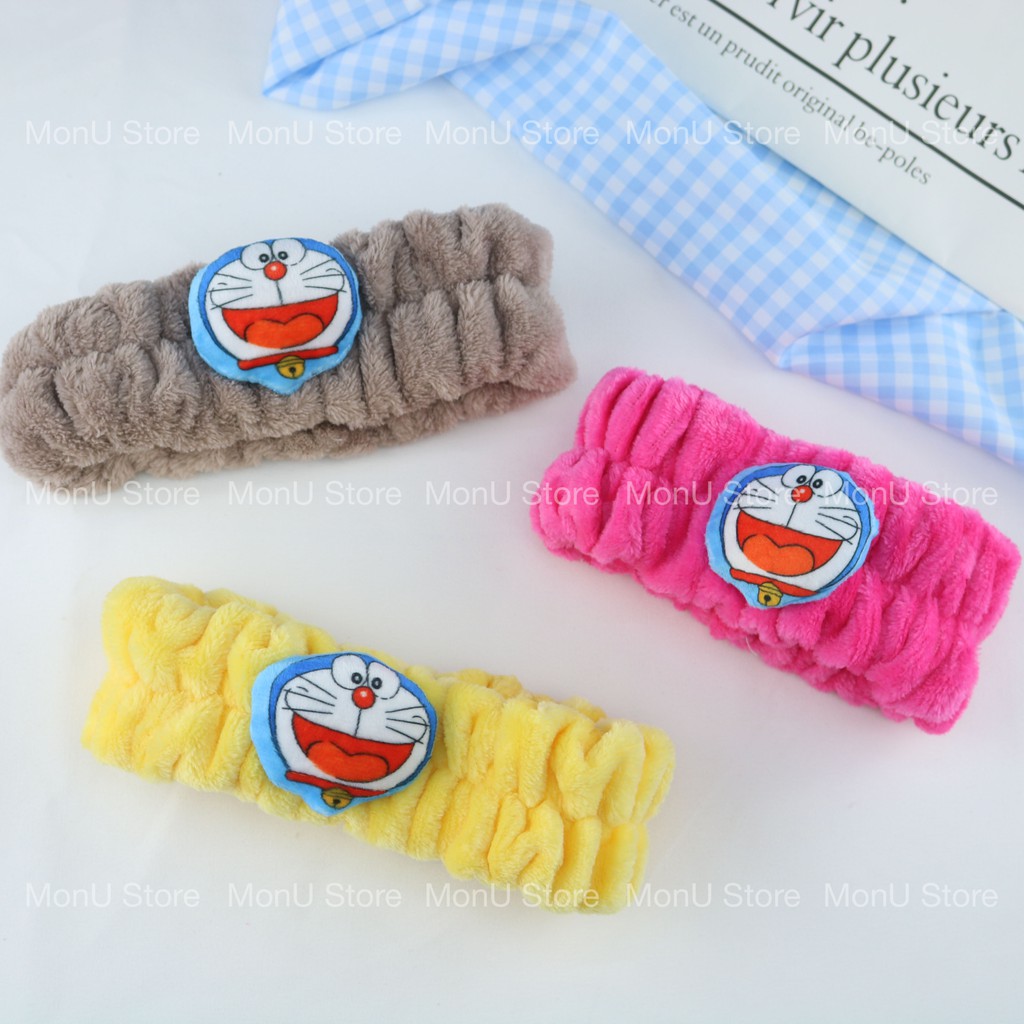 Băng đô rửa mặt, trang điểm hình DORAEMON DOREMON dễ thương cute MON0026