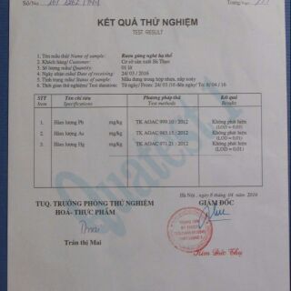 Cốt gừng nghệ hạ thổ Bà Thạo Cao cấp