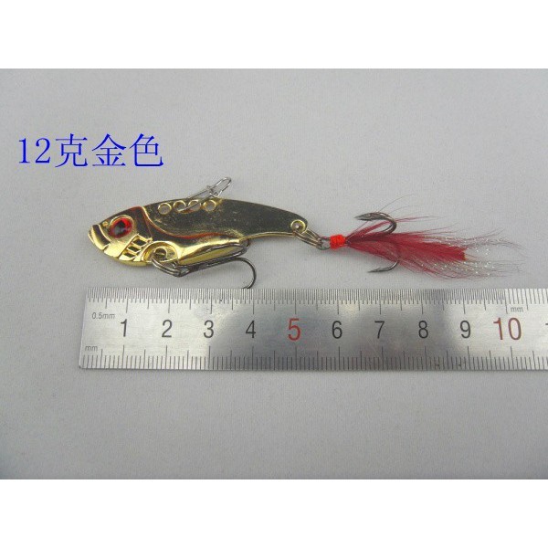 1 Mồi Giả Câu Cá Bằng Kim Loại Cứng 12g 5.5cm