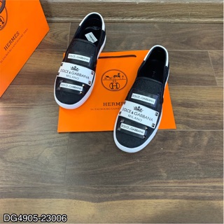 Giày lười vải thêu dolce