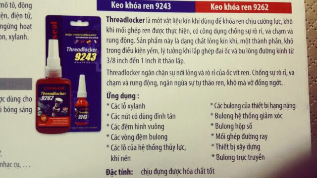 Keo khóa ren siêu chắc10ml