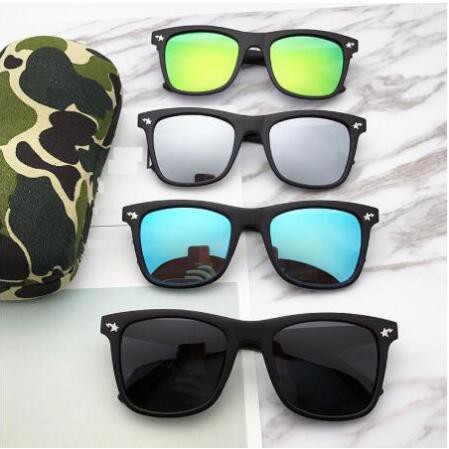 BAPE Hot!!A BATHING APE Kính Mát Hình Cá Mập Họa Tiết Rằn Ri