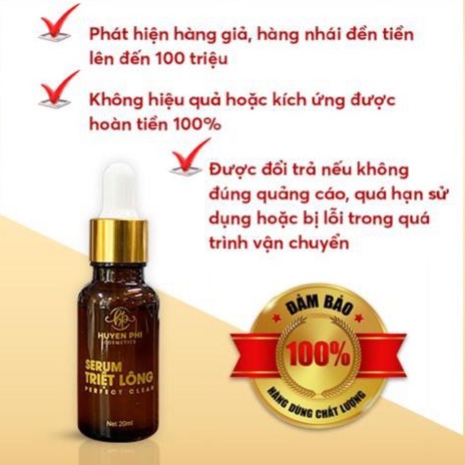 SERUM TRIỆT LÔNG VĨNH VIỄN HUYỀN PHI KHÔNG MÙI ( MẪU THỬ CHÍNH HÃNG )