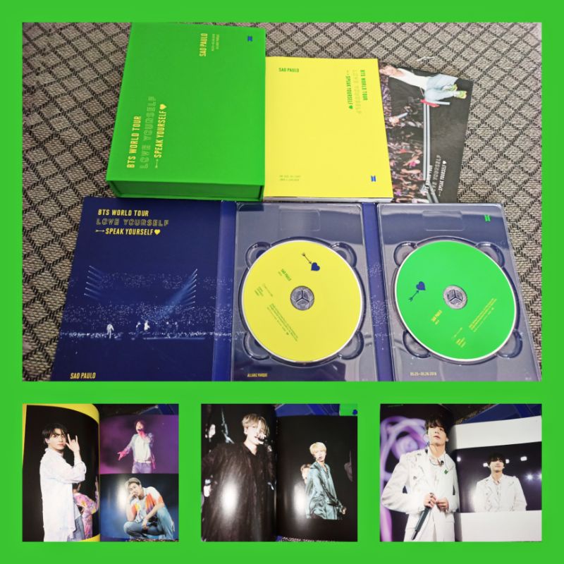 DVD lẻ BTS SPEAK YOURSELF SAO PAULO chính hãng