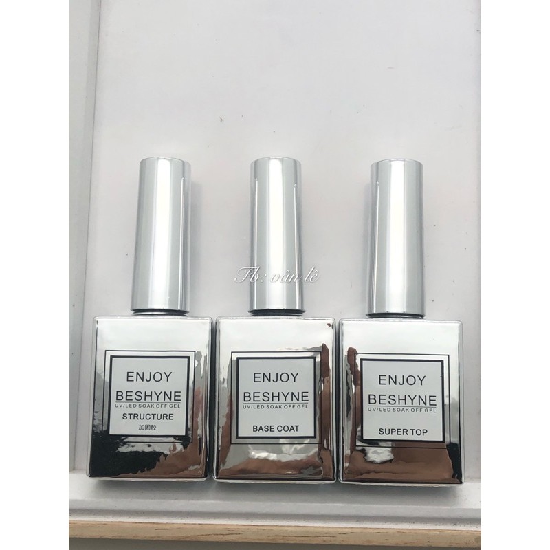 Bộ 3 top base cứng móng ENJOY siêu bóng bền