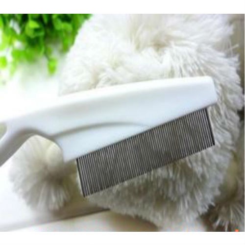 Lược chải ve rận bọ chét cho chó mèo 2 size - Lược chải lông cho chó mèo - Long Vũ Pet Food