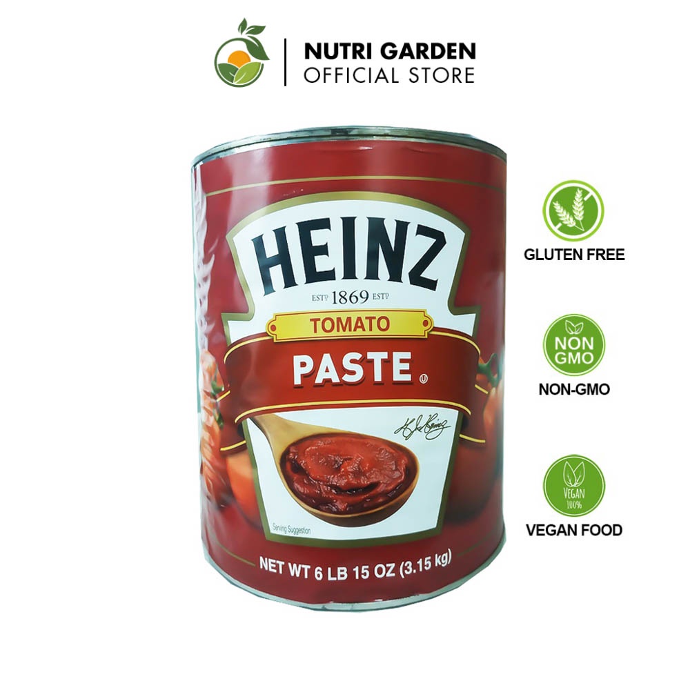 [Mã BMLTA50 giảm 10% đơn 99K] Cà Chua Đóng Hộp Nutri Garden Heinz Tomato Paste 3.1Kg