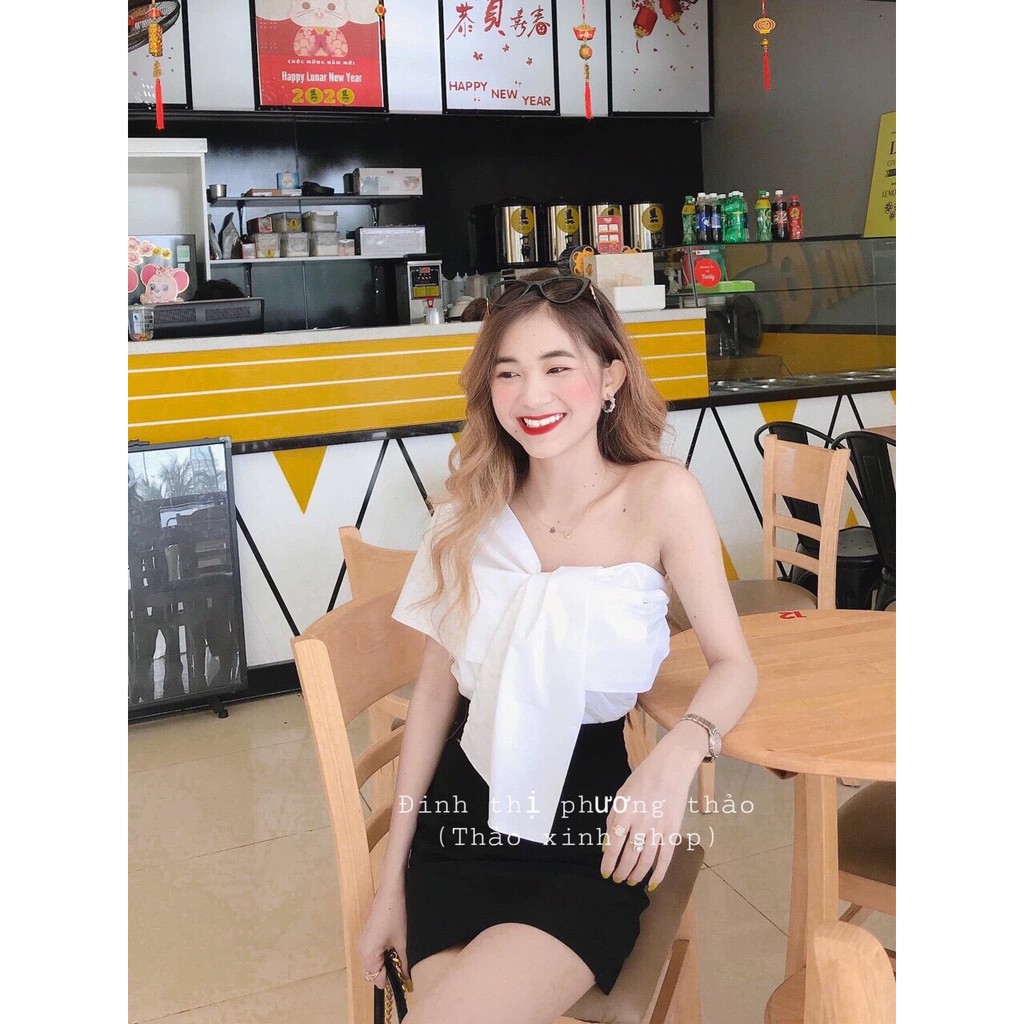 (Có video) Áo hot girl cột nơ