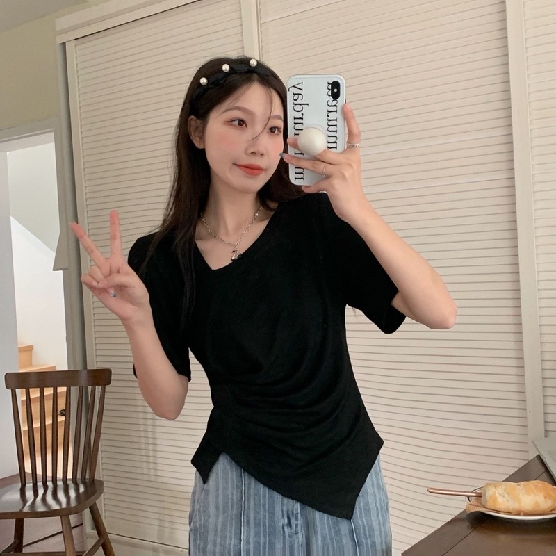 Áo Thun Tay Ngắn Thiết Kế Mới Thời Trang Mùa Hè Dành Cho Nữ