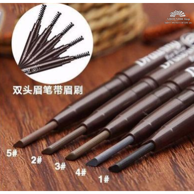 [Hàng mới về] Bút Chì Kẻ Lông Mày Hai Đầu Xoay Tự Động Trông Tự Nhiên Lâu Trôi Kháng Nước | BigBuy360 - bigbuy360.vn