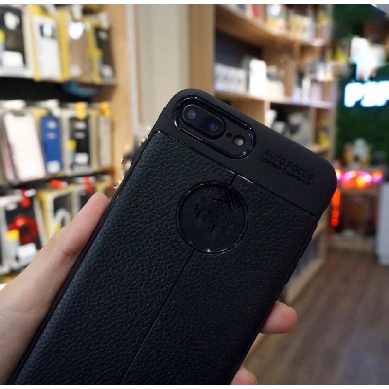 Ốp dẻo đen Auto focus da cho ip