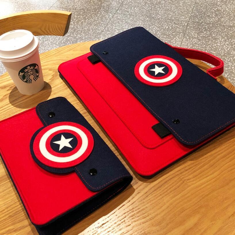 Túi đựng laptop họa tiết hoạt hình chống thấm nước cho Macbook Air Pro 11/12/13/14/15 inch