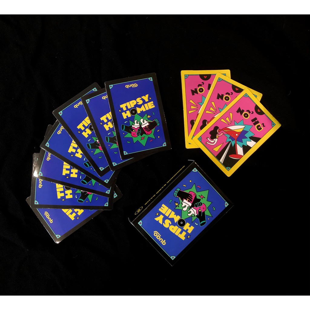 Bộ bài "Tipsy Homie" - "Uống rượu nổ hũ" - Drinking card game thích hợp trong buổi tụ tập các Homies🤘🤘