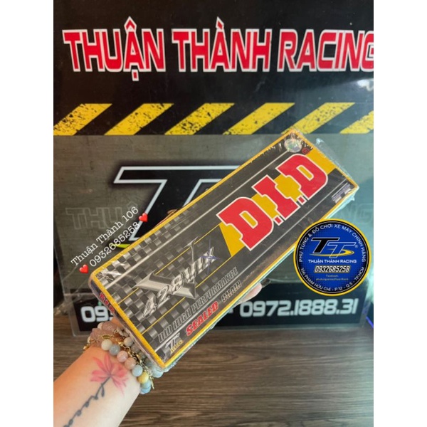 Sên cao su phốt TFX DD zin 9ly 132L (Sên đen)