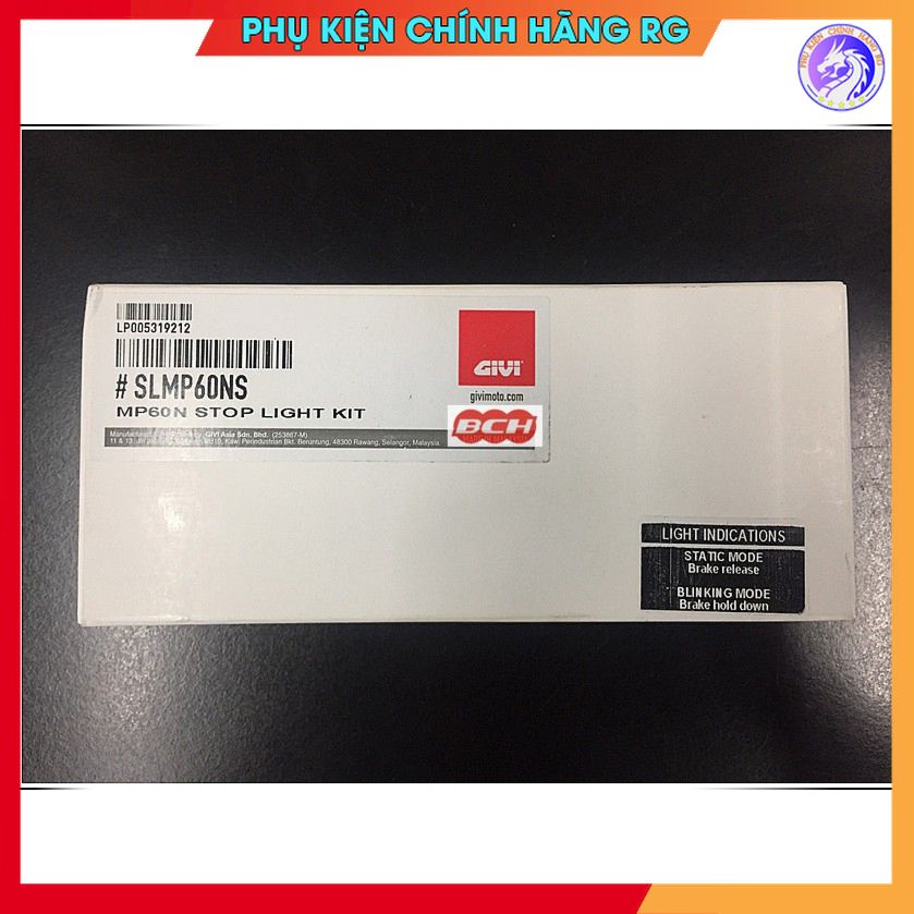 Đèn led stop gắn đế thùng Givi SLMP60NS an toàn khi lái xe vào ban đêm