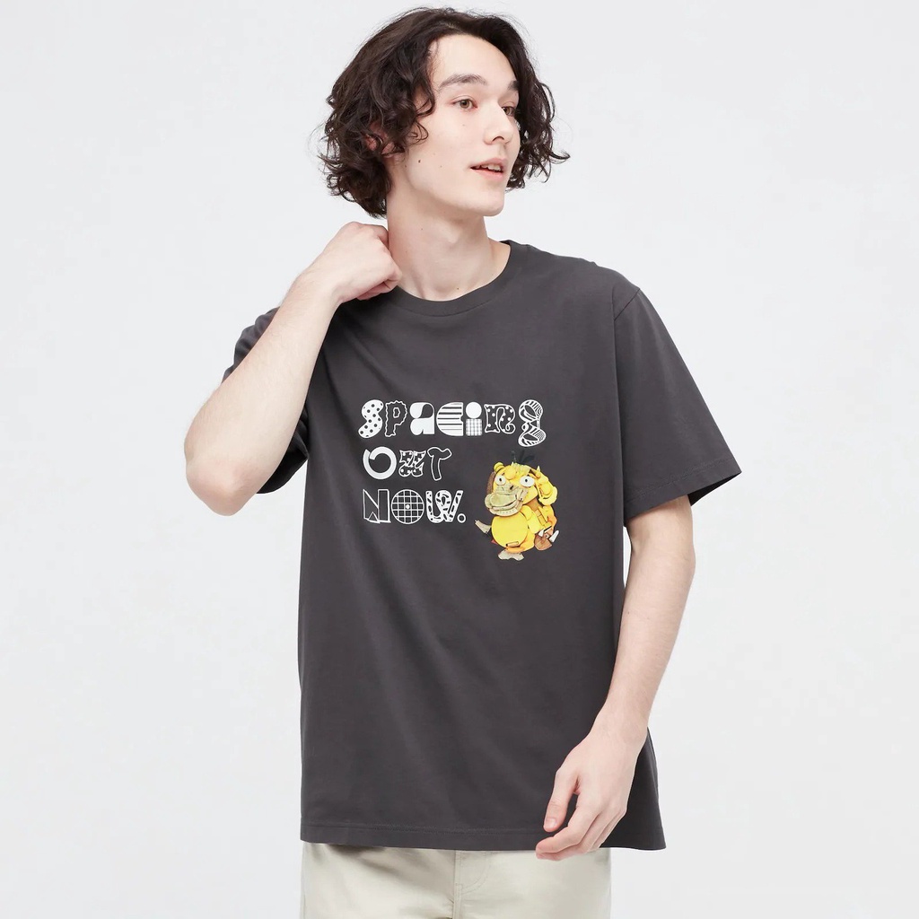 Áo Thun UT P.okemon Grey T- Shirt