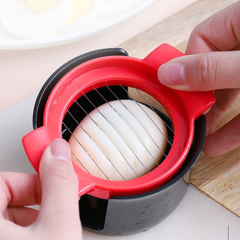 Dụng Cụ Cắt Trứng 3 Trong 1 Với 3 Khuôn Cắt Lát Dâu Tây Tiện Dụng