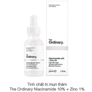 Tinh chất The Ordinary Niacinamide 10% + Zinc 1%