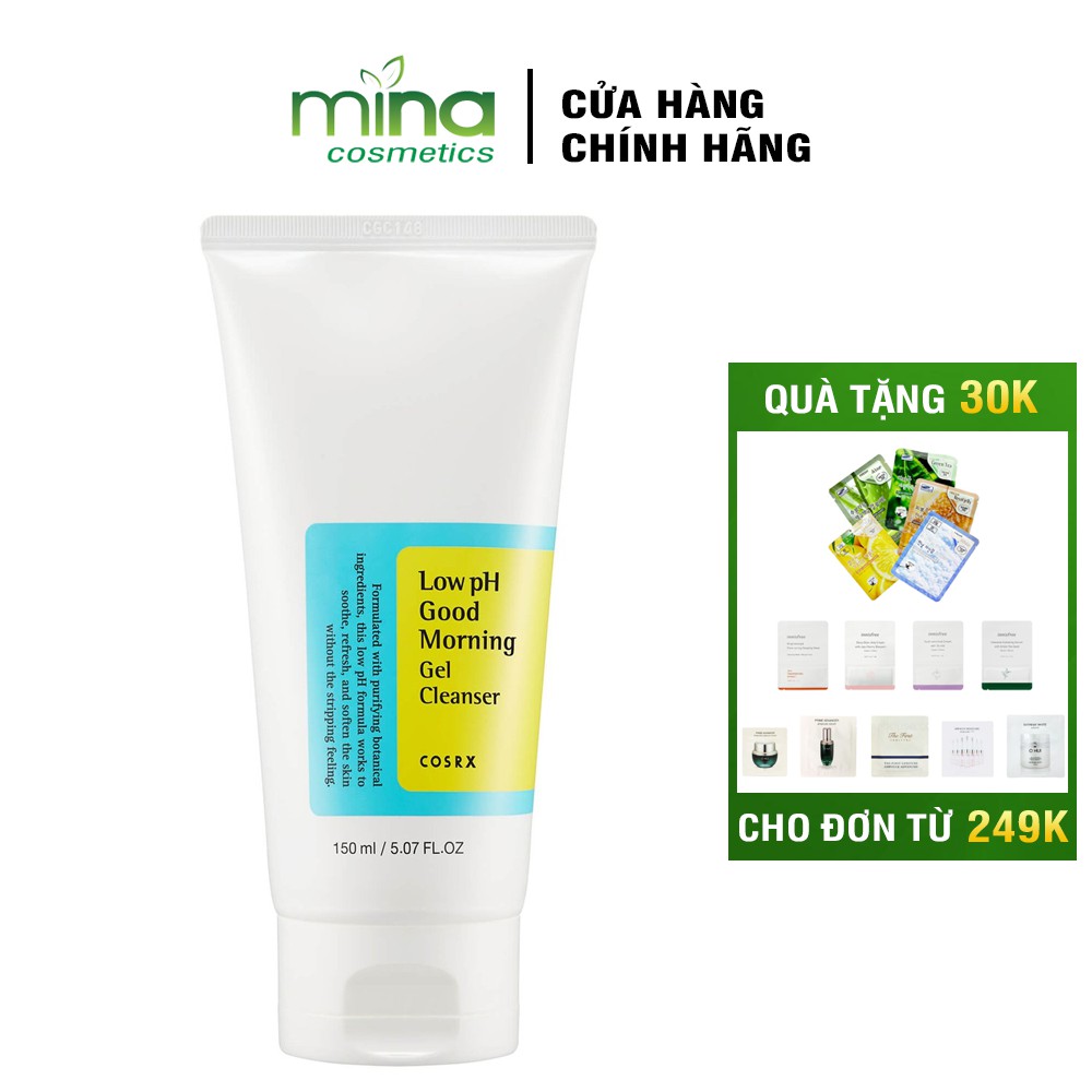 Sữa Rửa Mặt Dạng Gel Cosrx Low pH Good Morning Gel Cleanser