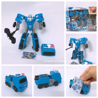 [Hộp đẹp] Đồ chơi robot biến hình xe tải dành cho bé SP000220